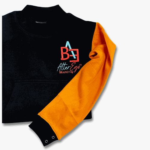 cropped black sweater