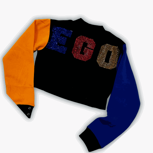 cropped black sweater