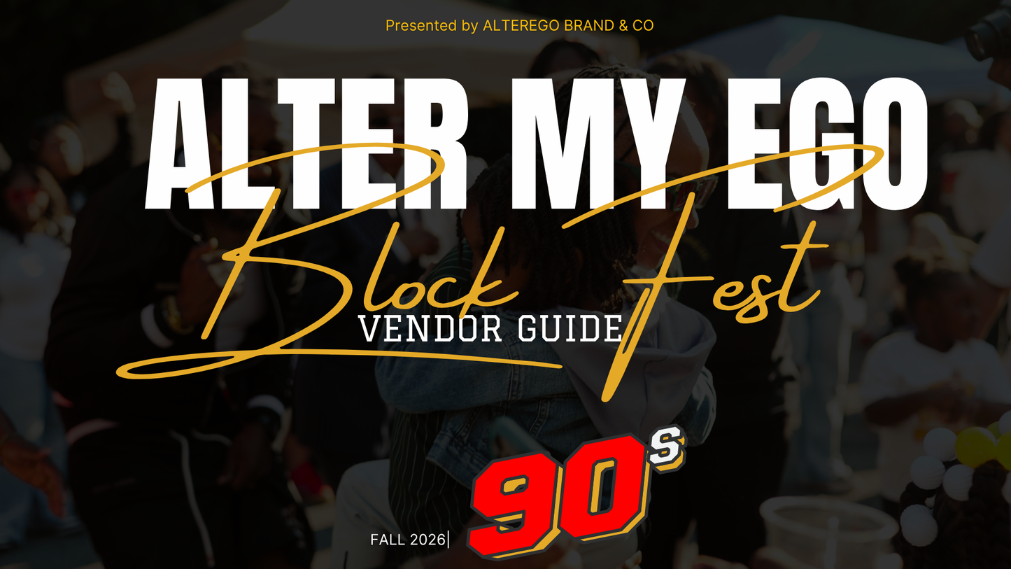 ALTER MY EGO BLOCK FEST |Vendor application form: The Block Experience