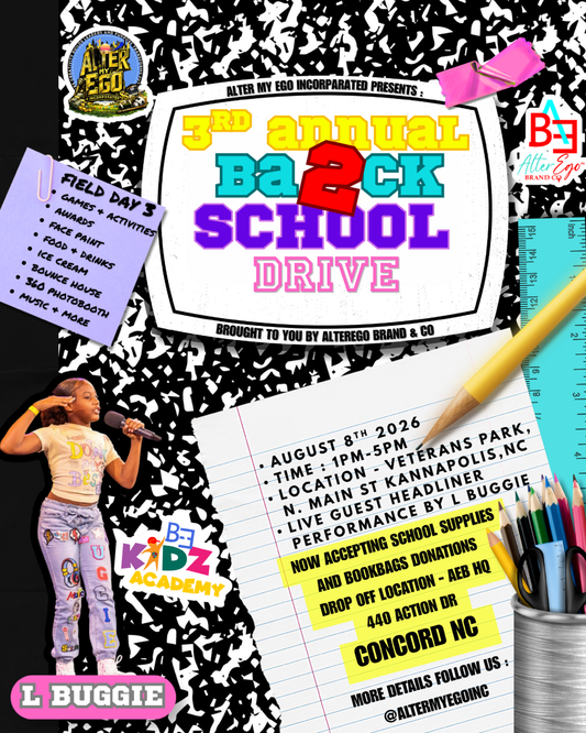 Annual KIDZ ACADEMY Back 2 School Drive RSVP
